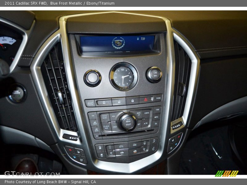 Blue Frost Metallic / Ebony/Titanium 2011 Cadillac SRX FWD