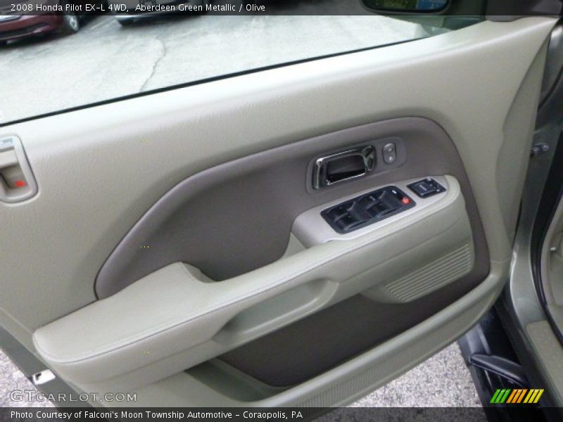 Aberdeen Green Metallic / Olive 2008 Honda Pilot EX-L 4WD