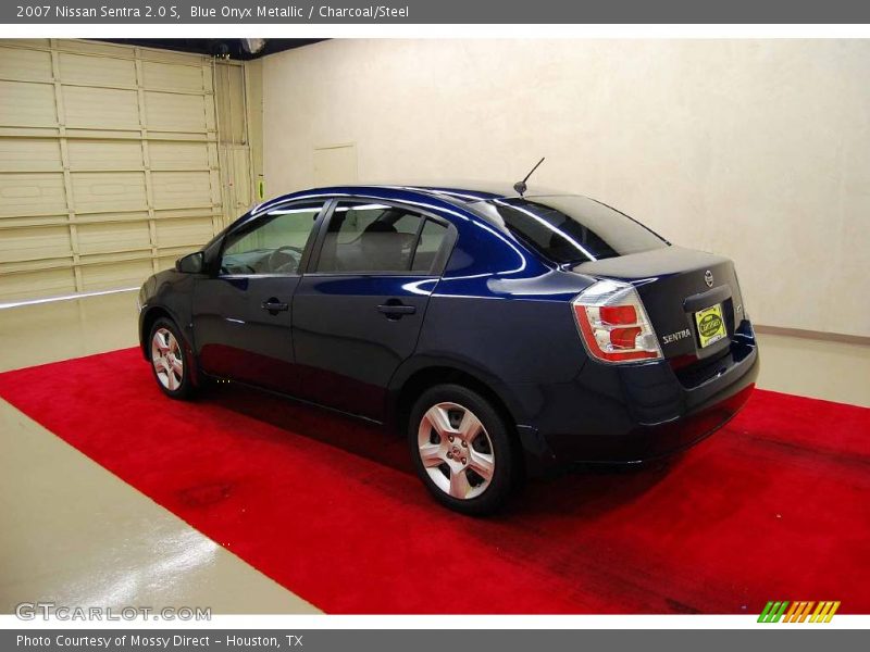 Blue Onyx Metallic / Charcoal/Steel 2007 Nissan Sentra 2.0 S