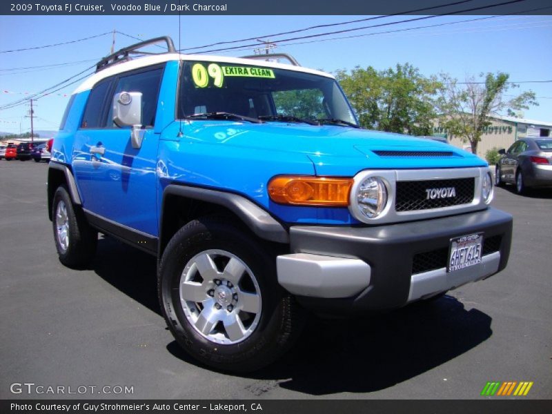 Voodoo Blue / Dark Charcoal 2009 Toyota FJ Cruiser