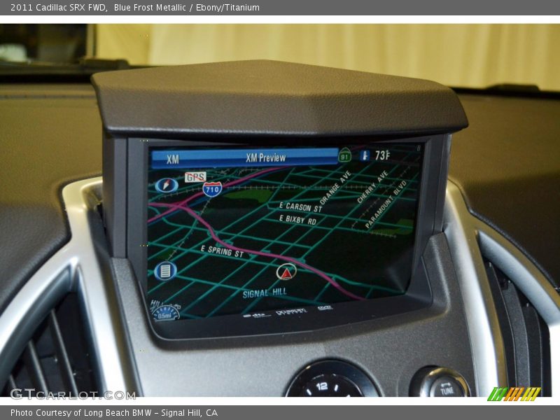Blue Frost Metallic / Ebony/Titanium 2011 Cadillac SRX FWD