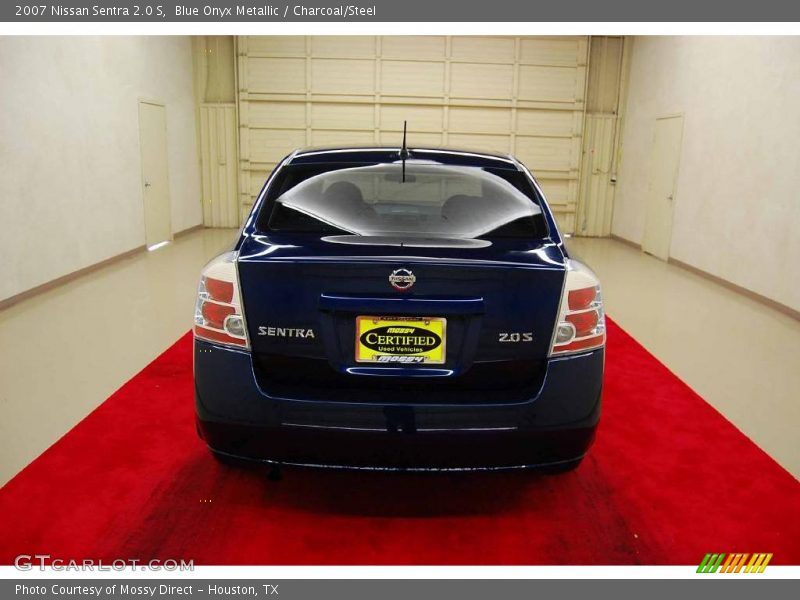 Blue Onyx Metallic / Charcoal/Steel 2007 Nissan Sentra 2.0 S