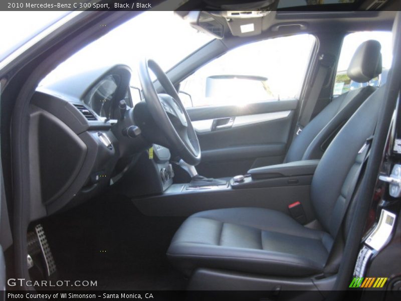 Black / Black 2010 Mercedes-Benz C 300 Sport
