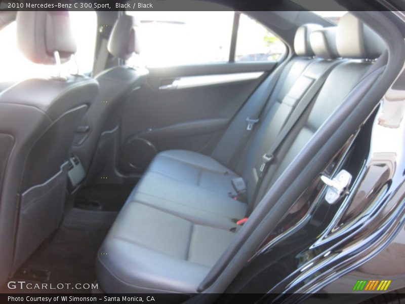 Black / Black 2010 Mercedes-Benz C 300 Sport