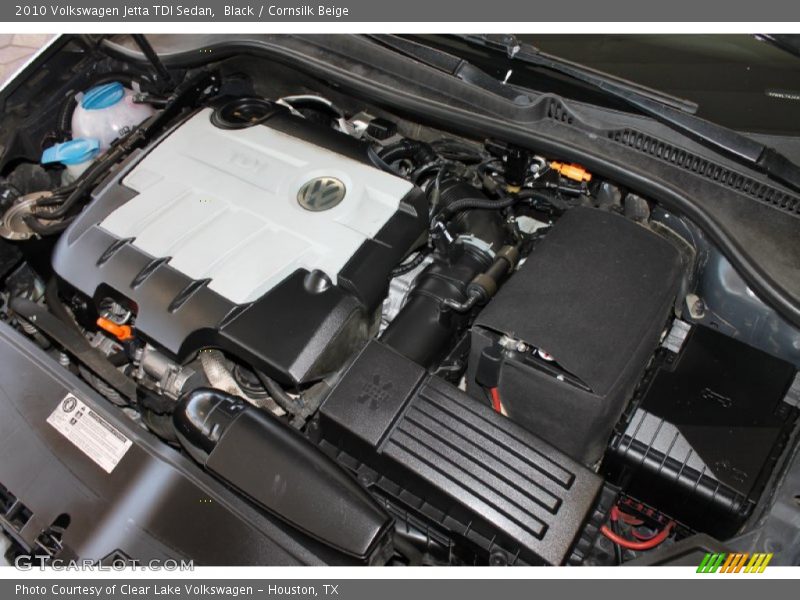 Black / Cornsilk Beige 2010 Volkswagen Jetta TDI Sedan