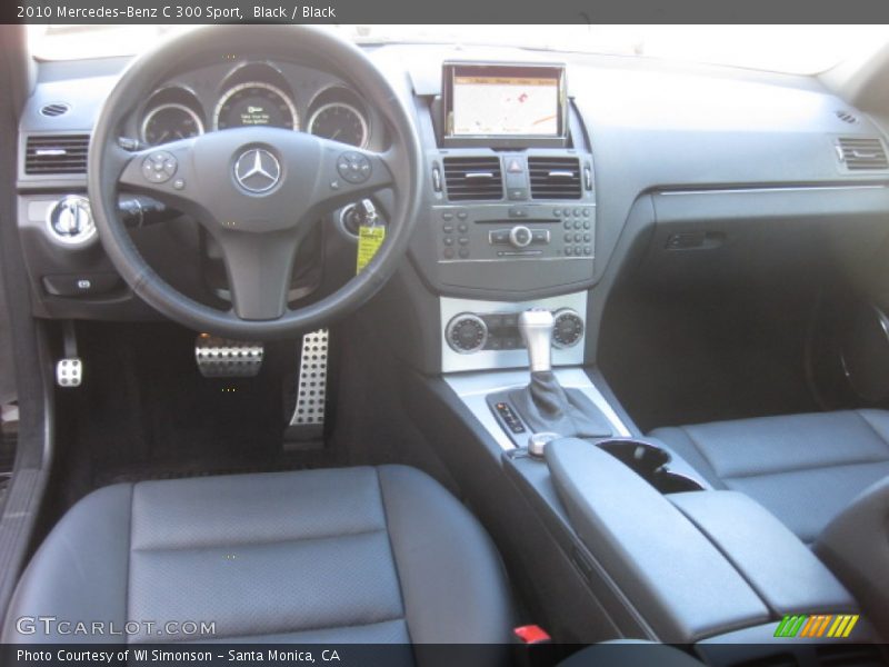 Black / Black 2010 Mercedes-Benz C 300 Sport