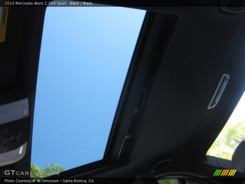 Black / Black 2010 Mercedes-Benz C 300 Sport