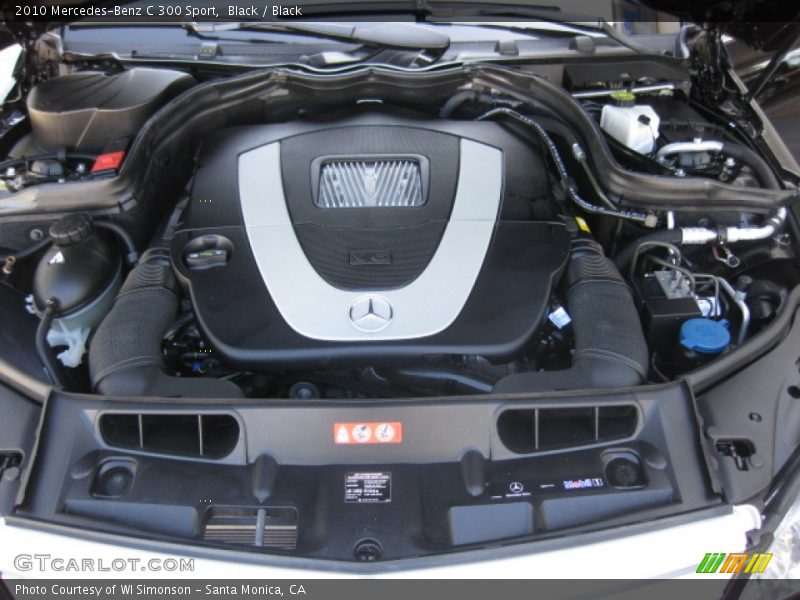 Black / Black 2010 Mercedes-Benz C 300 Sport