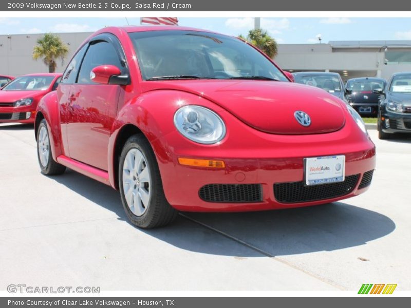 Salsa Red / Cream 2009 Volkswagen New Beetle 2.5 Coupe