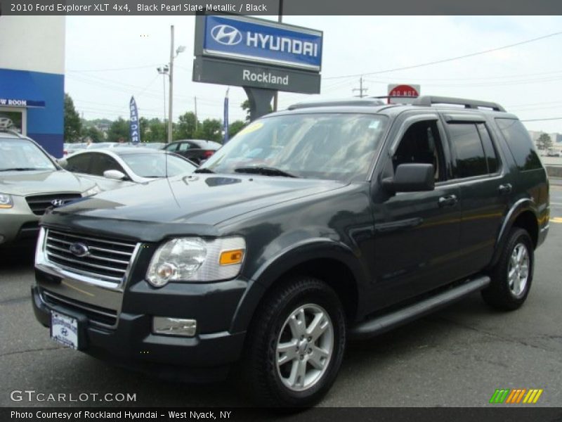 Black Pearl Slate Metallic / Black 2010 Ford Explorer XLT 4x4