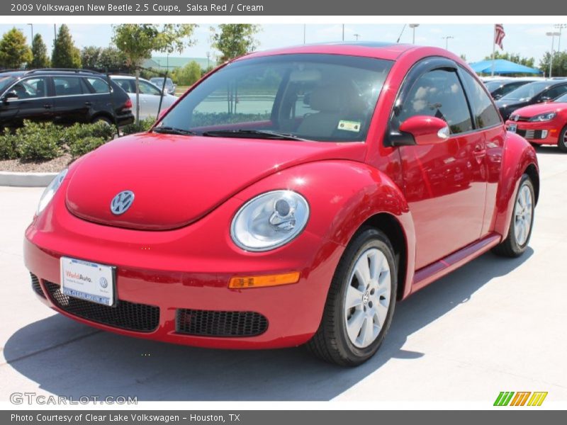 Salsa Red / Cream 2009 Volkswagen New Beetle 2.5 Coupe