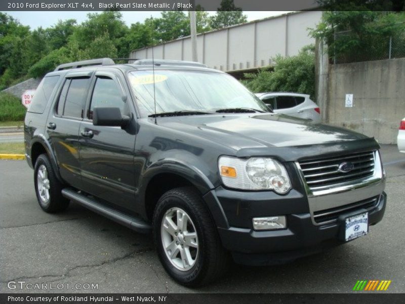 Black Pearl Slate Metallic / Black 2010 Ford Explorer XLT 4x4