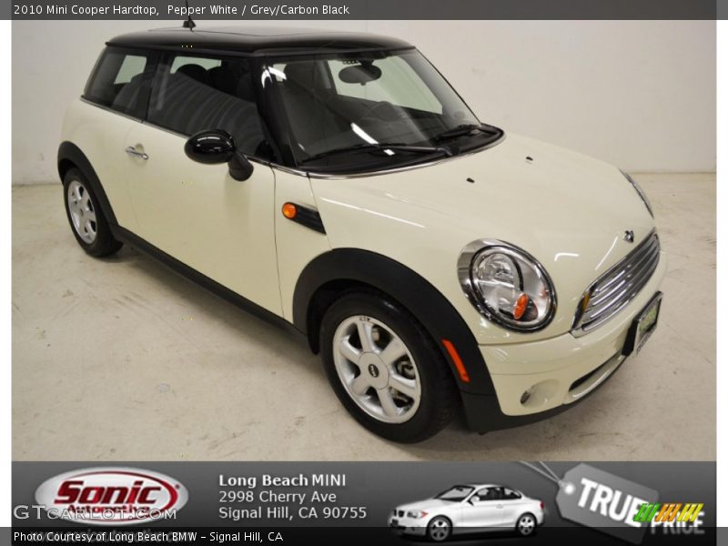 Pepper White / Grey/Carbon Black 2010 Mini Cooper Hardtop