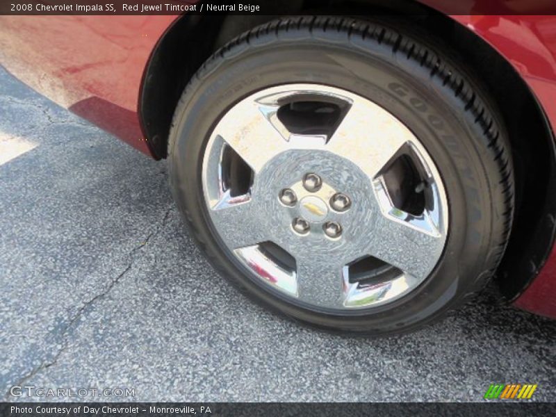 Red Jewel Tintcoat / Neutral Beige 2008 Chevrolet Impala SS