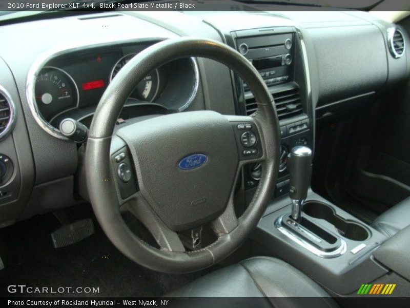 Black Pearl Slate Metallic / Black 2010 Ford Explorer XLT 4x4
