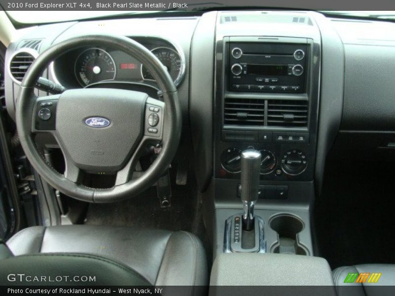Black Pearl Slate Metallic / Black 2010 Ford Explorer XLT 4x4