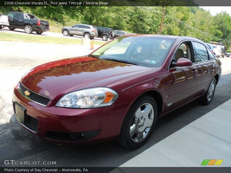 Red Jewel Tintcoat / Neutral Beige 2008 Chevrolet Impala SS