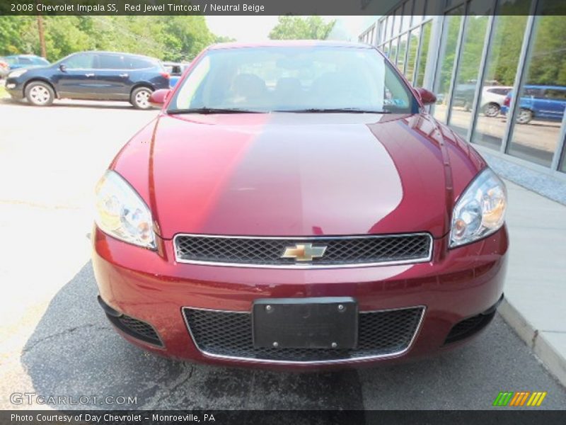 Red Jewel Tintcoat / Neutral Beige 2008 Chevrolet Impala SS