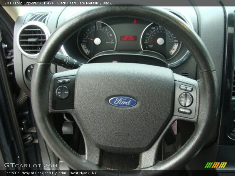 Black Pearl Slate Metallic / Black 2010 Ford Explorer XLT 4x4