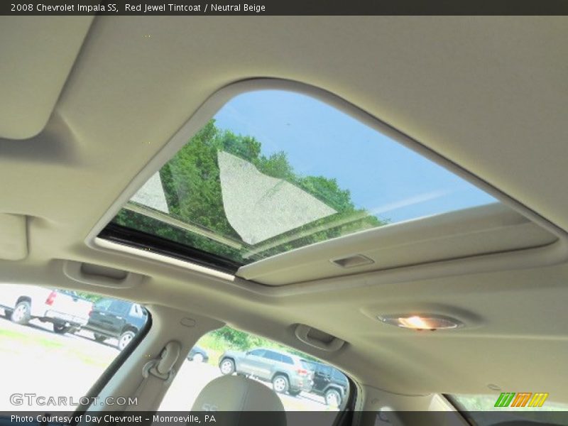 Red Jewel Tintcoat / Neutral Beige 2008 Chevrolet Impala SS