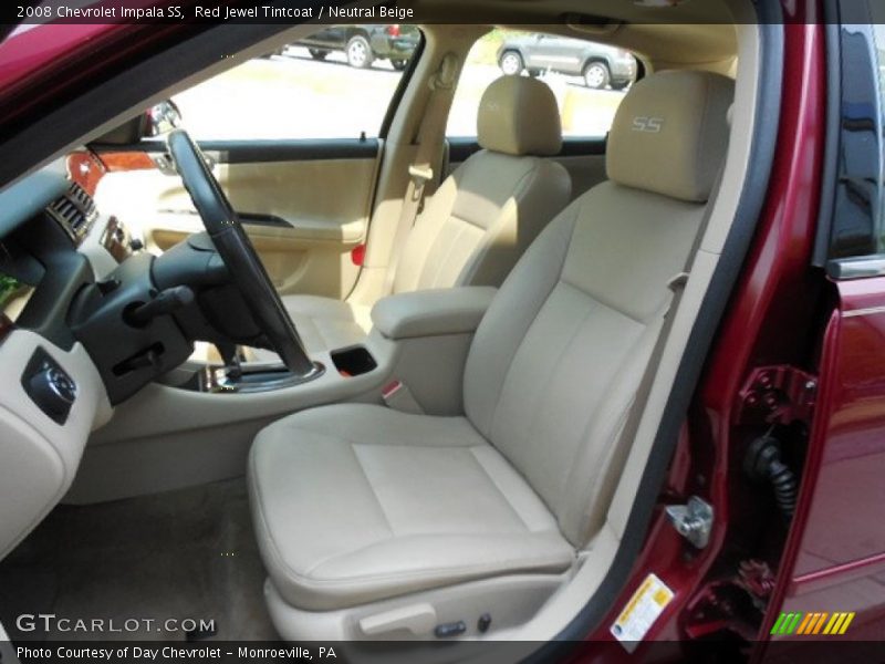 Red Jewel Tintcoat / Neutral Beige 2008 Chevrolet Impala SS