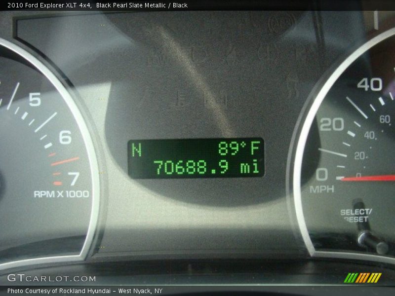 Black Pearl Slate Metallic / Black 2010 Ford Explorer XLT 4x4