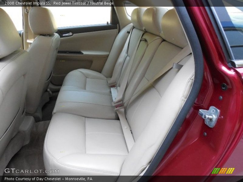 Red Jewel Tintcoat / Neutral Beige 2008 Chevrolet Impala SS