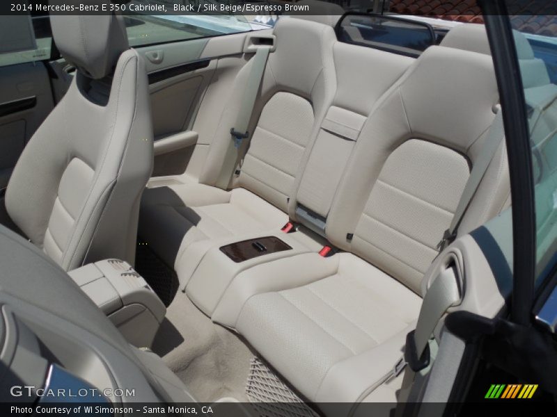 Black / Silk Beige/Espresso Brown 2014 Mercedes-Benz E 350 Cabriolet