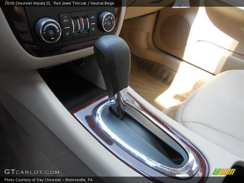 Red Jewel Tintcoat / Neutral Beige 2008 Chevrolet Impala SS