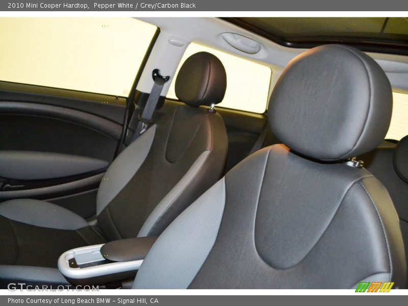 Pepper White / Grey/Carbon Black 2010 Mini Cooper Hardtop