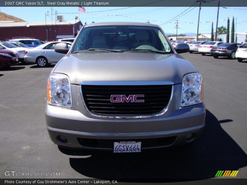 Steel Gray Metallic / Light Titanium 2007 GMC Yukon SLT
