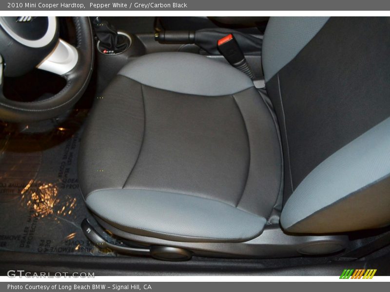 Pepper White / Grey/Carbon Black 2010 Mini Cooper Hardtop