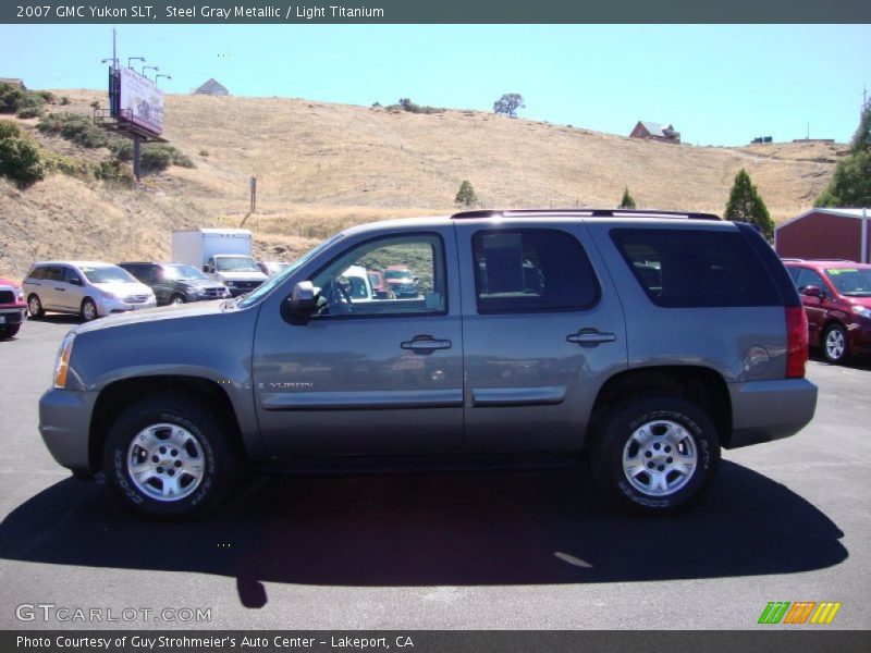 Steel Gray Metallic / Light Titanium 2007 GMC Yukon SLT