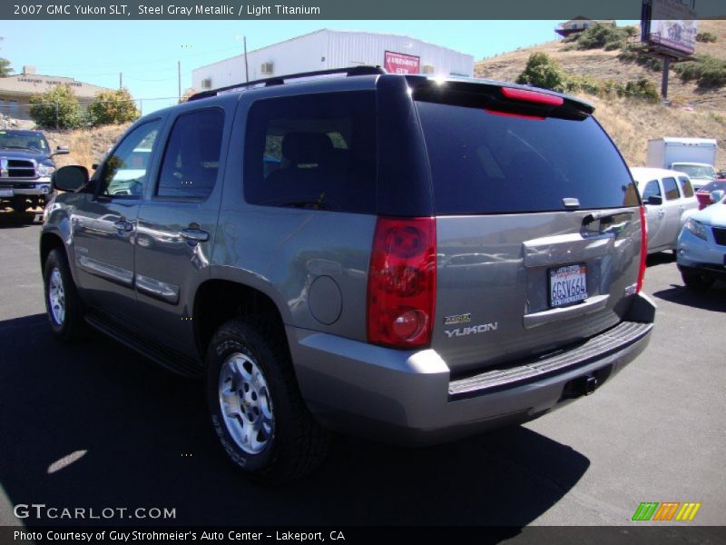 Steel Gray Metallic / Light Titanium 2007 GMC Yukon SLT