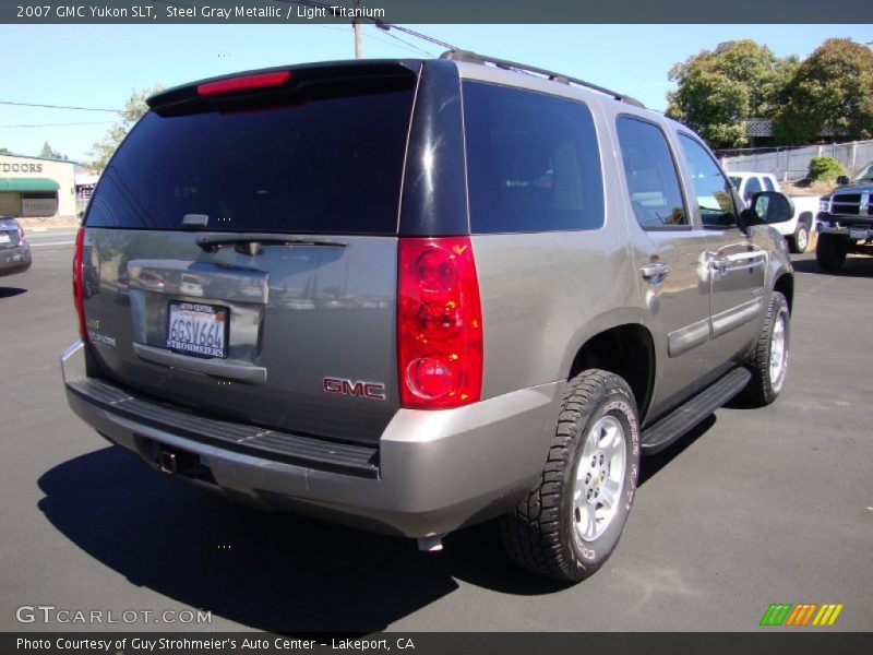 Steel Gray Metallic / Light Titanium 2007 GMC Yukon SLT
