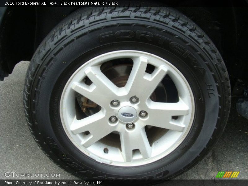 Black Pearl Slate Metallic / Black 2010 Ford Explorer XLT 4x4