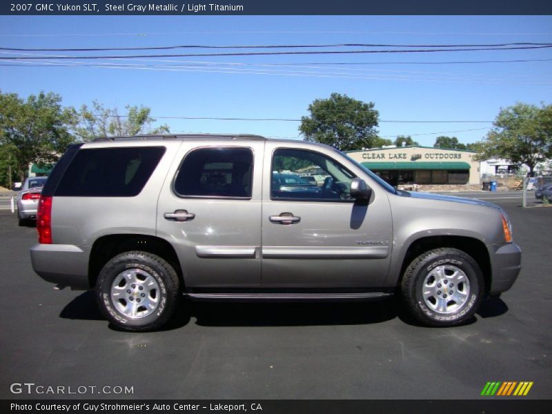 Steel Gray Metallic / Light Titanium 2007 GMC Yukon SLT