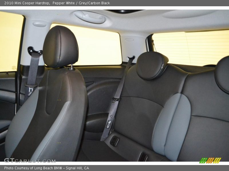 Pepper White / Grey/Carbon Black 2010 Mini Cooper Hardtop