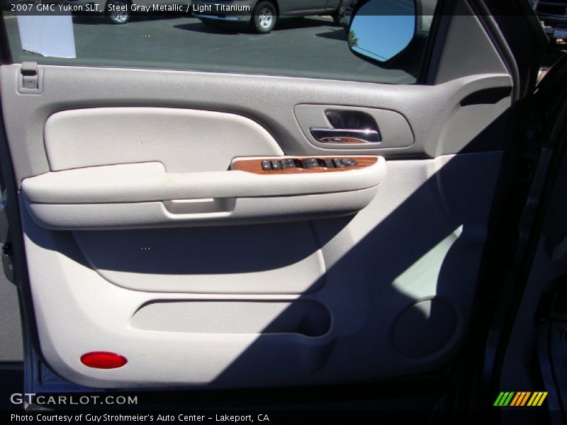 Steel Gray Metallic / Light Titanium 2007 GMC Yukon SLT