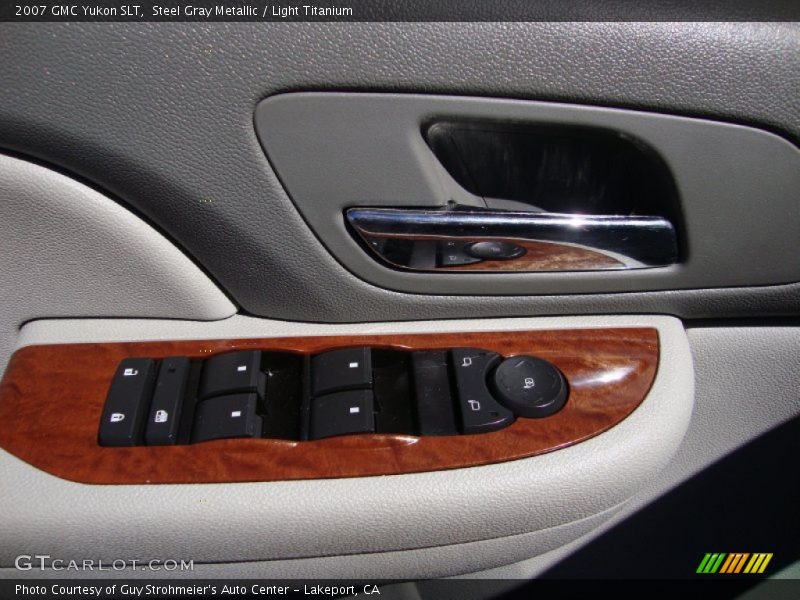 Steel Gray Metallic / Light Titanium 2007 GMC Yukon SLT