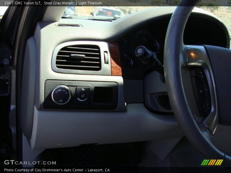 Steel Gray Metallic / Light Titanium 2007 GMC Yukon SLT