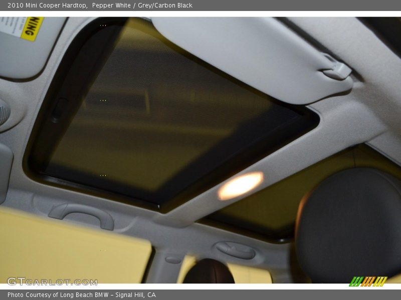 Pepper White / Grey/Carbon Black 2010 Mini Cooper Hardtop