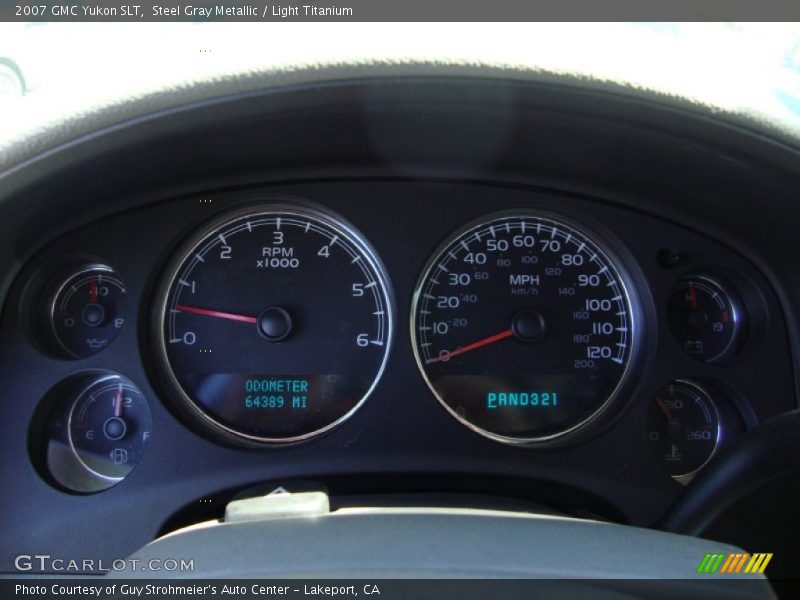 Steel Gray Metallic / Light Titanium 2007 GMC Yukon SLT