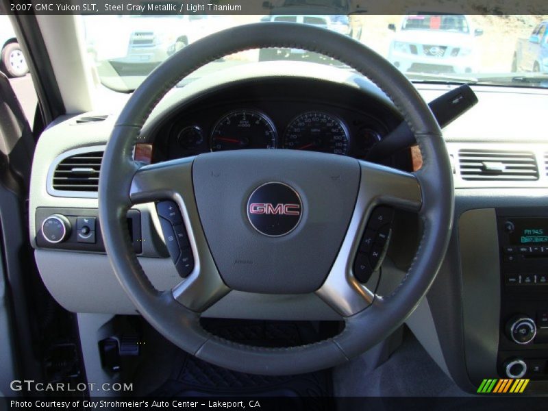 Steel Gray Metallic / Light Titanium 2007 GMC Yukon SLT
