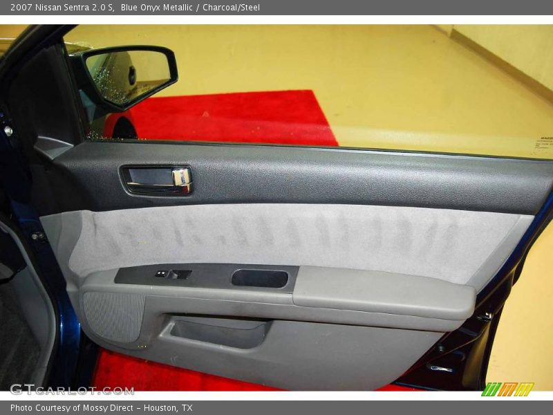 Blue Onyx Metallic / Charcoal/Steel 2007 Nissan Sentra 2.0 S