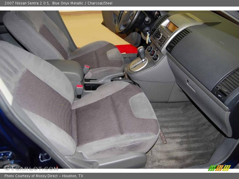 Blue Onyx Metallic / Charcoal/Steel 2007 Nissan Sentra 2.0 S