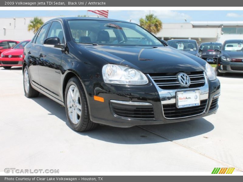 Black Uni / Anthracite 2009 Volkswagen Jetta TDI Sedan