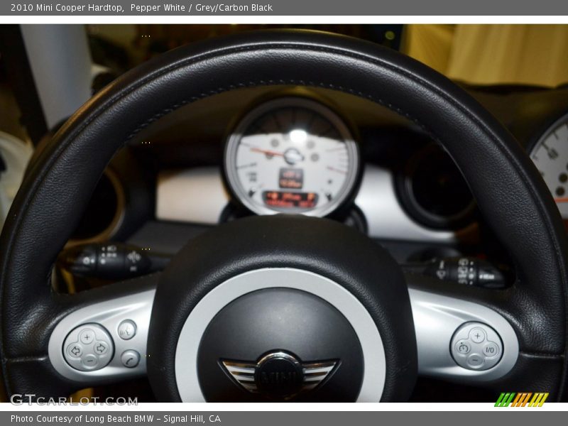 Pepper White / Grey/Carbon Black 2010 Mini Cooper Hardtop
