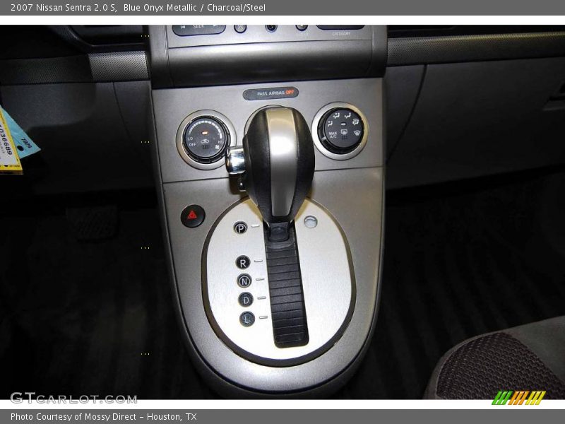 Blue Onyx Metallic / Charcoal/Steel 2007 Nissan Sentra 2.0 S