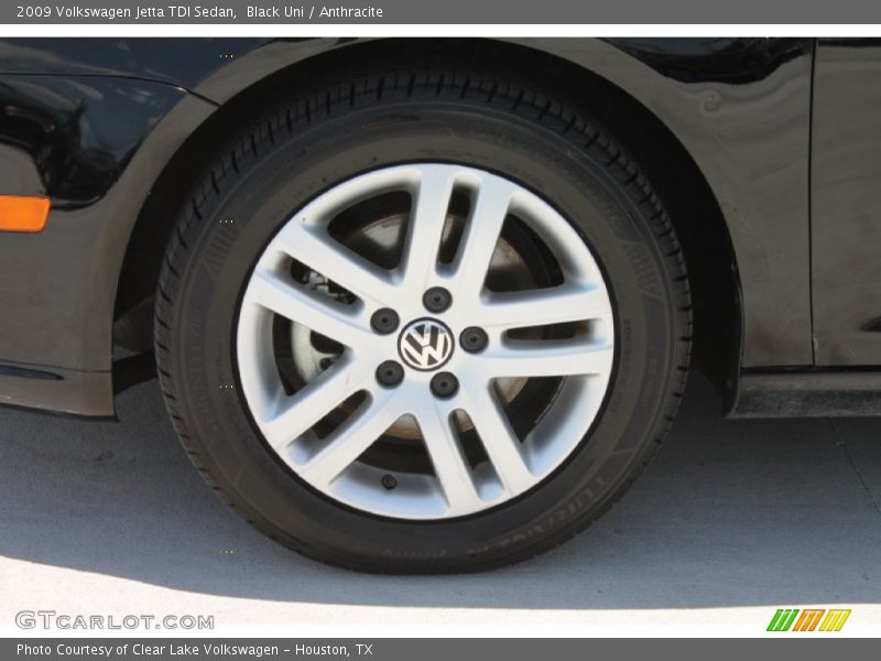 Black Uni / Anthracite 2009 Volkswagen Jetta TDI Sedan